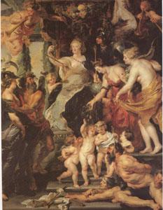 Peter Paul Rubens The Happiness of the Regency (mk05) oil painting image